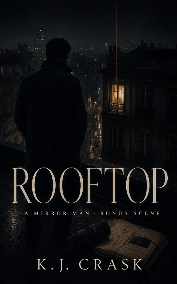 ROOFTOP, an exclusive Mirror Man scene by K.J. Crask